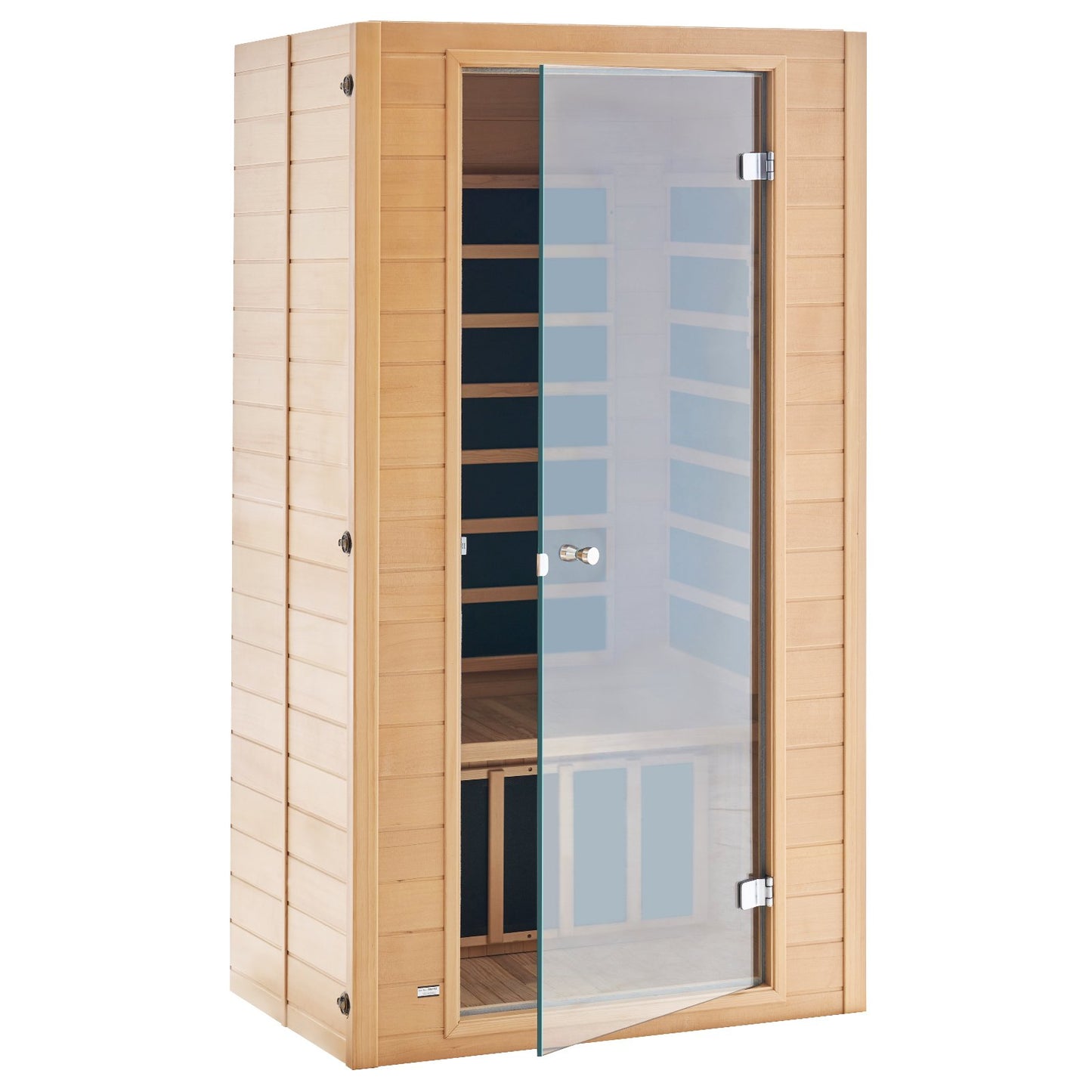 Ferninfrarot-Sauna aus Holz, Home Spa für 1 bis 2 Personen, 1400 W