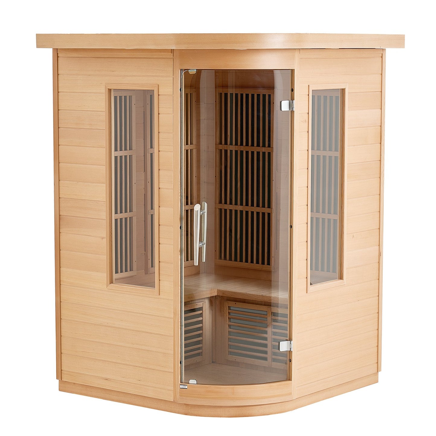 Ferninfrarot-Holzsauna, Heimsauna, Spa für 2 Personen, 1850 W