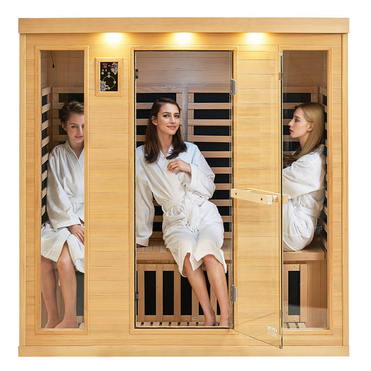 Far Infrared Träbasturum Hembastu Spa för 3 till 4 personer 2580W