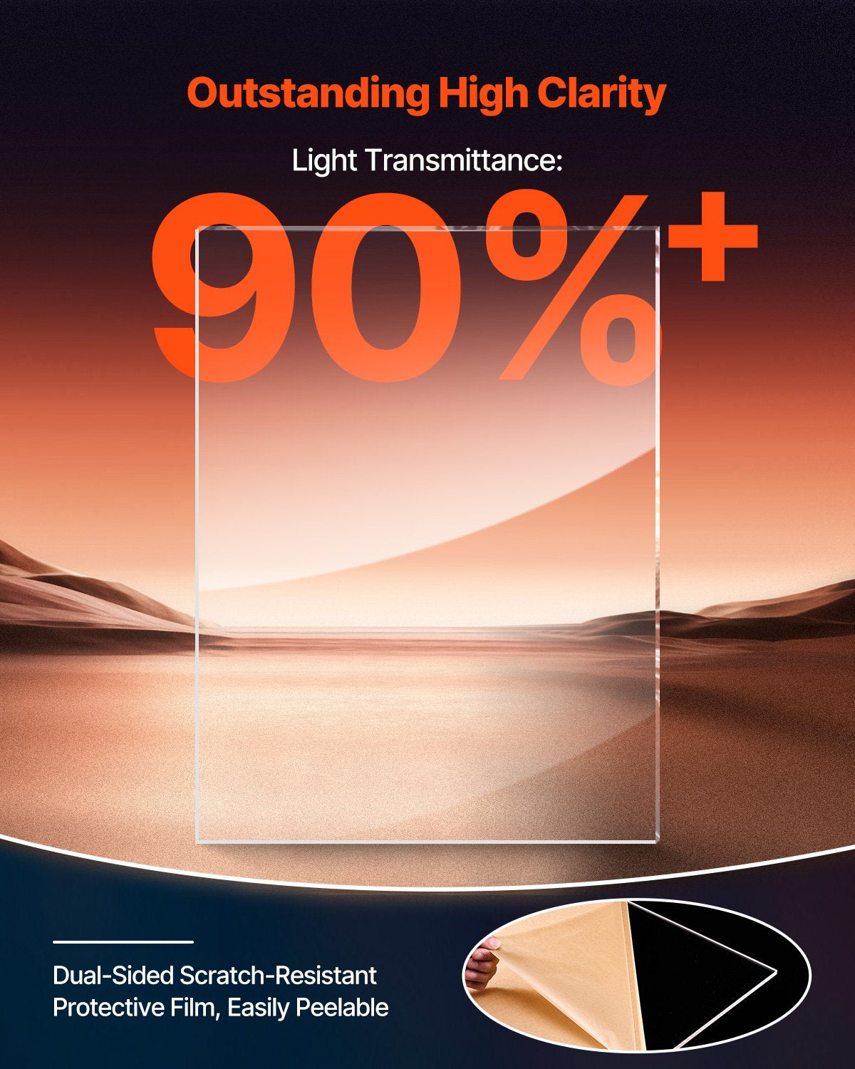 1-pack plexiglass acrylic sheet 36 x 48 inch plastic sheet 1/4 inch thick