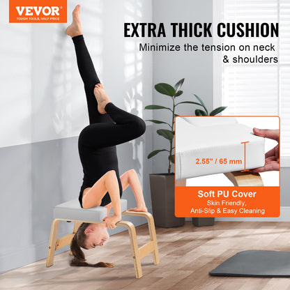 Yoga Huvudstående Bänk Inversion Stol Träning Träning Konditionsträning