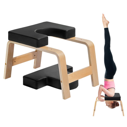 Yoga Huvudstående Bänk Inversion Stol Träning Träning Konditionsträning