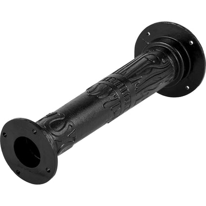 Antique Hand Water Pump Stand Jug Pump Stand Cast Iron Well Pump Stand w/Pre-set 0.5" Hole for Easy Installation Old Fashion Pitcher Hand Pump Stand for Home Garden Pond Outdoor Black