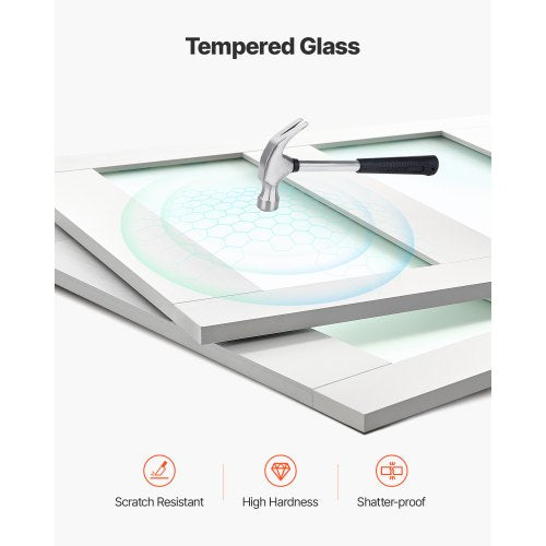 Skjutdörr till garderob, 1219 mm (dubbel 635 mm) x 2032 mm, 5-liters skjutdörrar i frostat glas med beslag, massivt trä och MDF-skiva med vattentät PVC-yta för garderober i sovrum |  EU