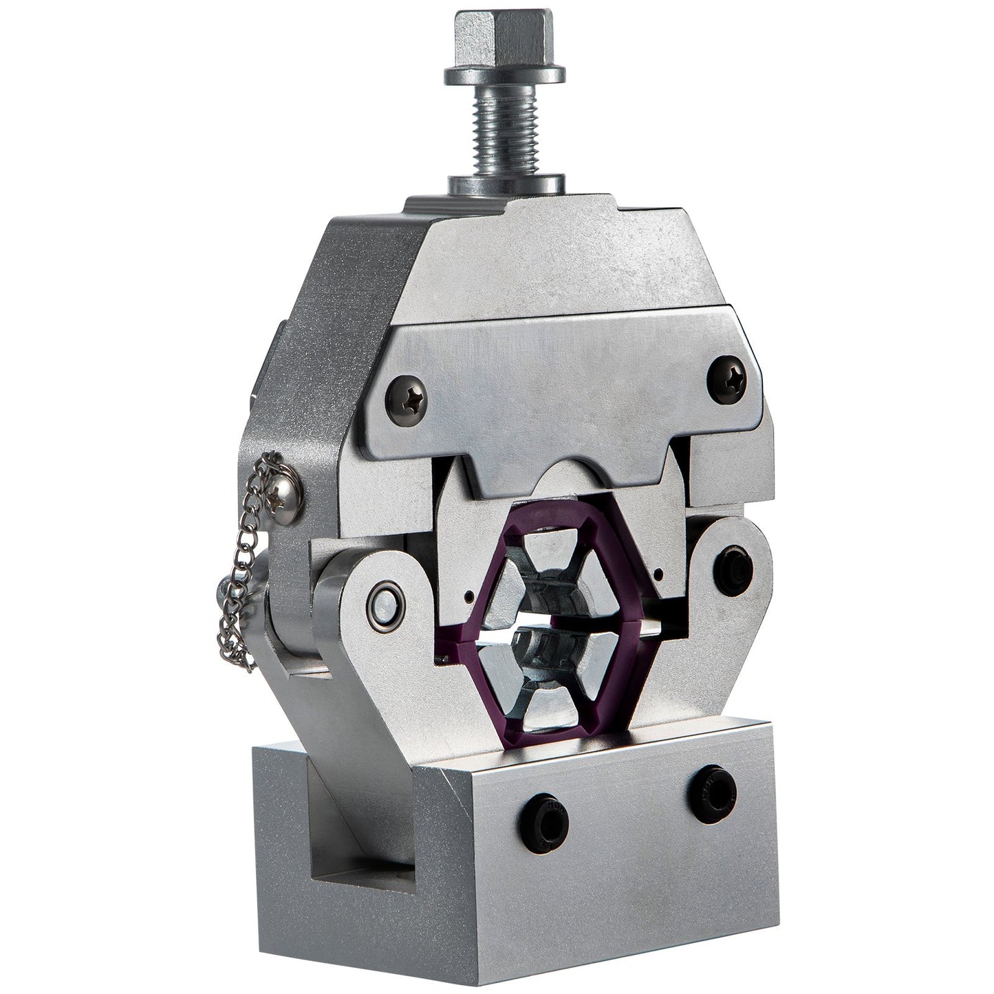 71550 Bärbar manuell hydraulisk rörpress Slangpressningsverktyg och reparationspressverktyg Manuellt manövrerad A/C slangpressverktygssats Hållbar med 4 munstycken för billuftkonditionering