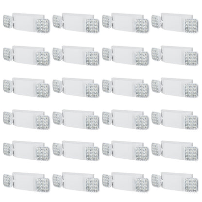 24 PCs Kommersiellt nödljus LED-utgångsbelysningsarmatur Backup-batteri