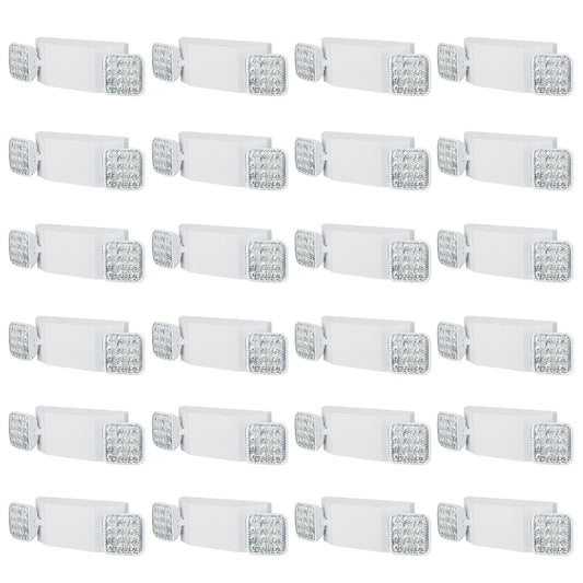 24 PCs Kommersiellt nödljus LED-utgångsbelysningsarmatur Backup-batteri