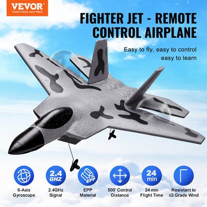 RC Airplane Fighter EPP Foam RC Plane Toy with 2.4GHz Remote Control