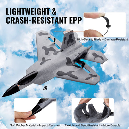 RC Airplane Fighter EPP Foam RC Plane Toy with 2.4GHz Remote Control