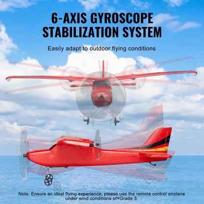 RC Airplane EPP Foam RC Plane Toy with 2.4GHz Remote Control 2 Batteries