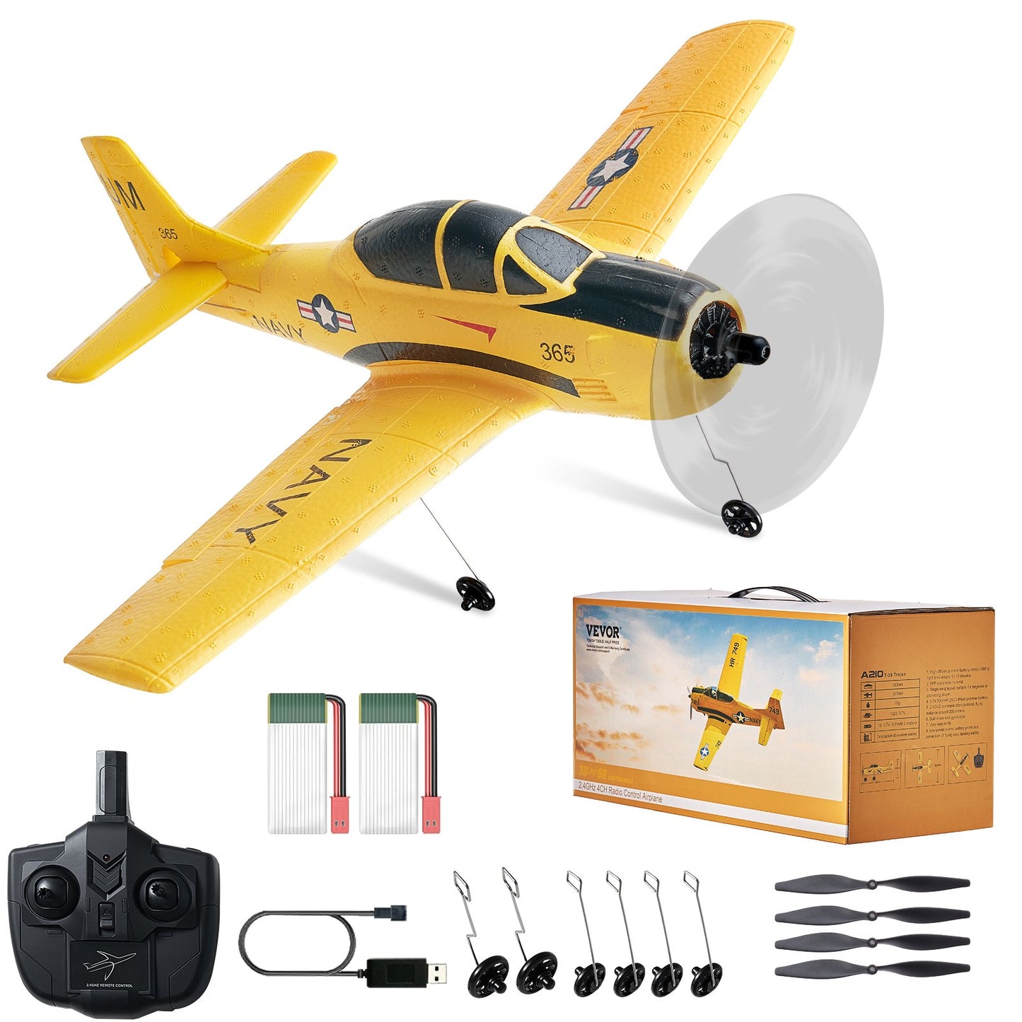 RC Airplane Trainer Airplane EPP Foam RC Plane Toy 2.4GHz Remote Control