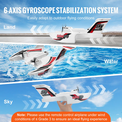 RC Airplane Amphibious EPP Foam RC Plane Toy with 2.4GHz Remote Control