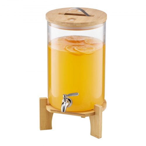 Drinks Dispenser 8L Drinks Dispenser for Parties Glass with Stand