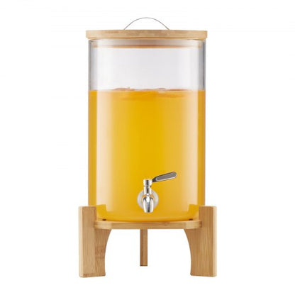 Drinks Dispenser 8L Drinks Dispenser for Parties Glass with Stand