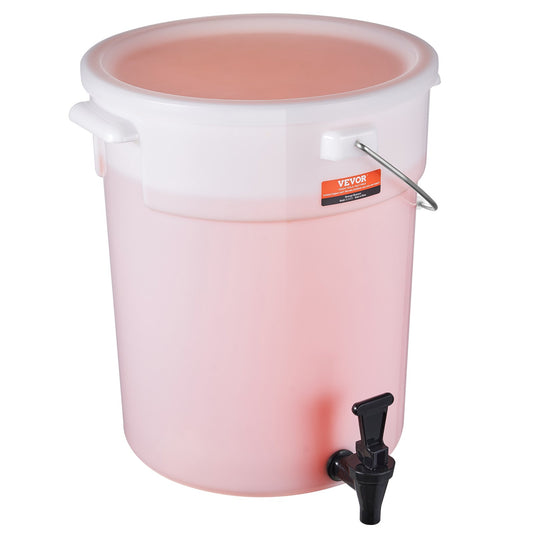 Beverage Dispenser, 5 gallon dryckesdispenser för fester, Juice Dispenser i plast med tapp och lock, Iced Tea Lemonade Juice Dispenser, för restauranger, hotell, fester