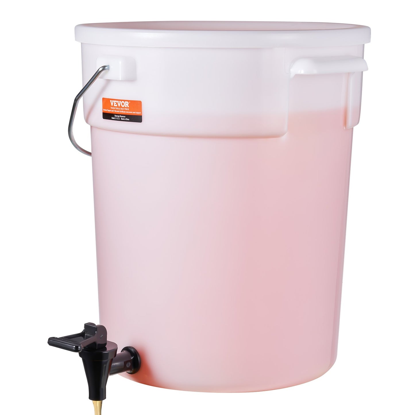 Beverage Dispenser, 5 gallon dryckesdispenser för fester, Juice Dispenser i plast med tapp och lock, Iced Tea Lemonade Juice Dispenser, för restauranger, hotell, fester