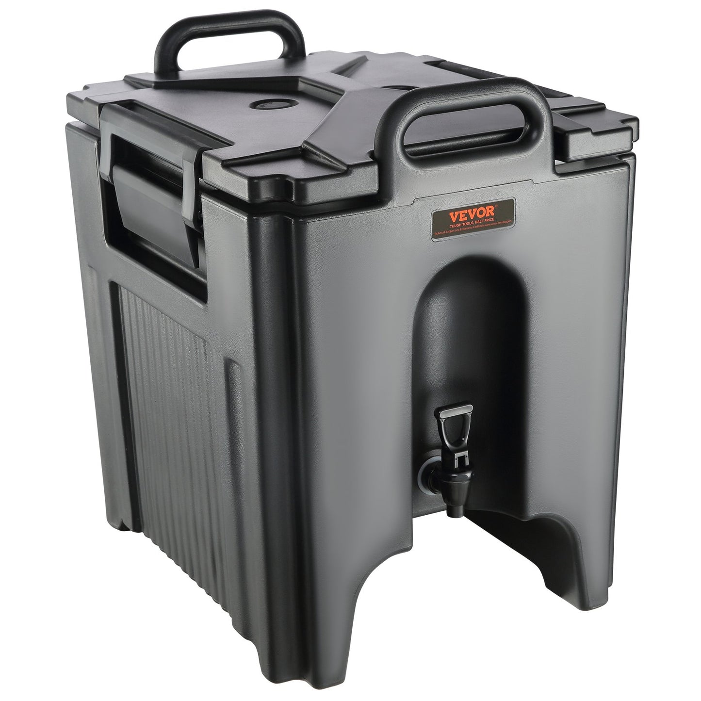 Isolerad dryckesdispenser, 10 gallon, livsmedelsklassad LL9450UP server för varma och kalla drycker, termisk dryckesdispenserkylare med 1,18 i PU-lager tvåstegs kranhandtag, för restaurangens dryckesbutik