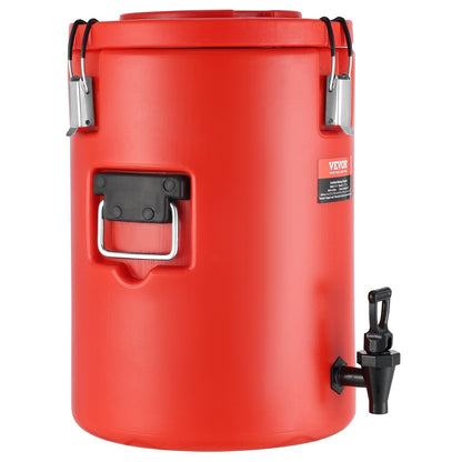 Rostfritt stål isolerad dryckesautomat, 4,5 gallon 17,2 liter, termisk server för varm och kall dryck med tapphandtag, livsmedelsklassad för varmt te Kaffe Vatten Restaurang Dryckesbutik