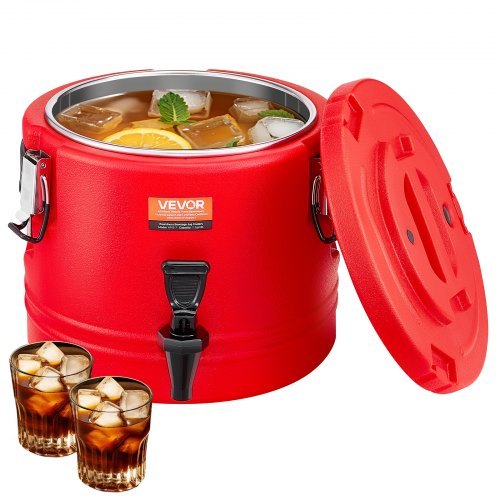 Isolerad dryckesdispenser för varma och kalla drycker 8 liters kylkanna