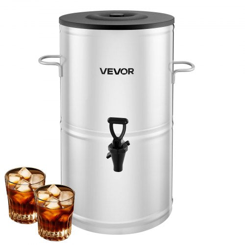 Iste-dispenser 15 liter för iste, juice, kaffe, 304 rostfritt stål
