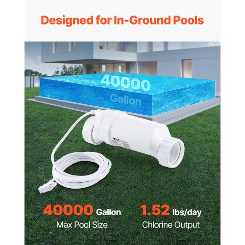 saltvattenklorinatorsystem W3T-Cell-15 för markpool 40000 gallons |  EU