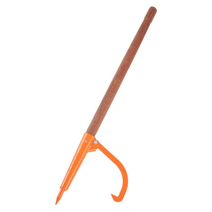 Log Peavey 46.5 in wooden handle log lifter Max 18 in openable log reel