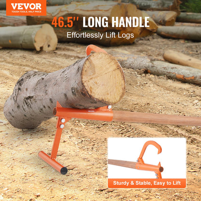 Timberjack 46,5" Heavy Duty Log Lifter Trähandtag för Max 15" Dia Logs