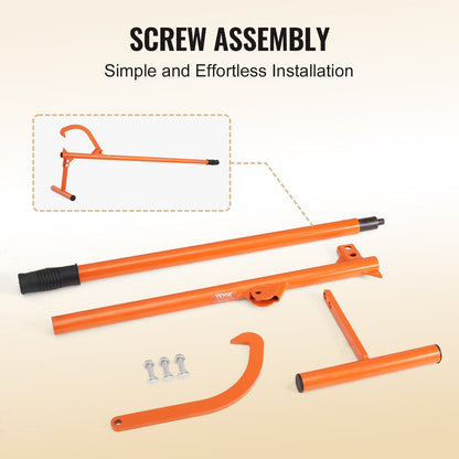 Timberjack 46,5 i Heavy Duty Log Lifter Metal Handtag för Max 15" Dia Logs