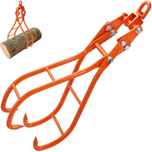 Timber Claw Hook, 36 tums 4 Claw Log Grip för timmertång, svängbar stålstock lyfttång, Eagle Claws Design med 3307 lbs/1500 kg lastkapacitet för traktorer, terränghjulingar, lastbilar, gaffeltruckar