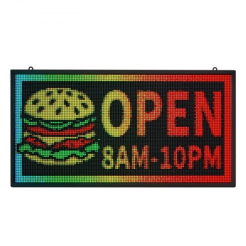 27x14 tum Programmerbar LED-skylt Digital rullande displaykort P5 Fullfärg |  EU