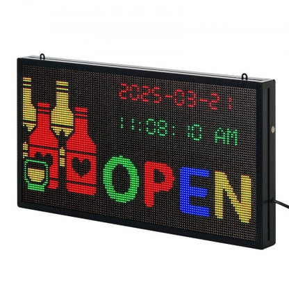 27x14 tum Programmerbar LED-skylt Digital rullande displaykort P5 Fullfärg |  EU