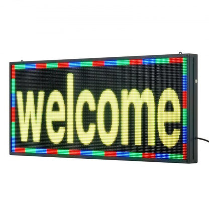 40x18 tum Programmerbar LED-skylt Digital rullande displaykort P6 Fullfärg |  EU