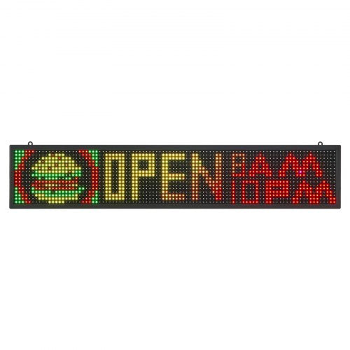 40x8 tum Programmerbar LED-skylt Digital rullande displaykort P10 Fullfärg |  EU