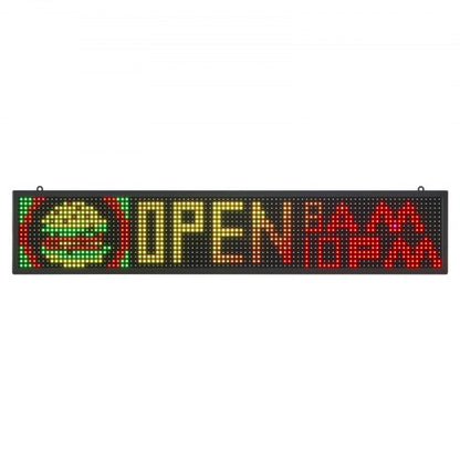 40x8 tum Programmerbar LED-skylt Digital rullande displaykort P10 Fullfärg |  EU
