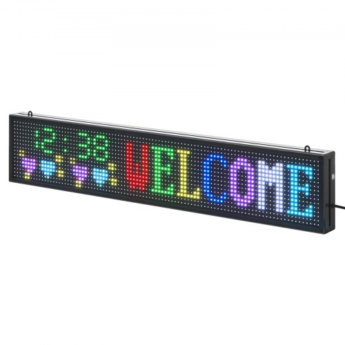 40x8 tum Programmerbar LED-skylt Digital rullande displaykort P10 Fullfärg |  EU
