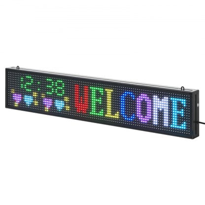 40x8 tum Programmerbar LED-skylt Digital rullande displaykort P10 Fullfärg |  EU
