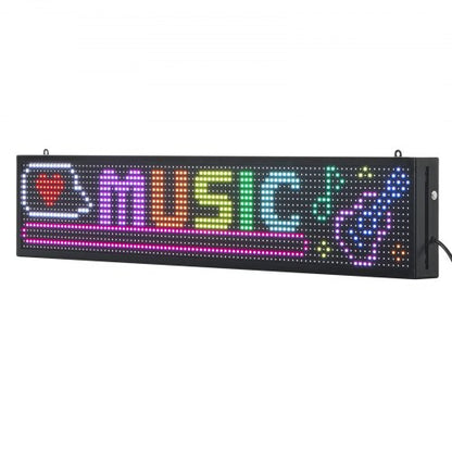 40x8 tum Programmerbar LED-skylt Digital rullande displaykort P10 Fullfärg |  EU