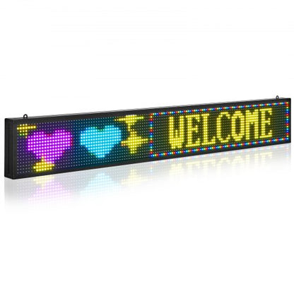 52x8 tum Programmerbar LED-skylt Digital rullande displaykort P10 Fullfärg |  EU