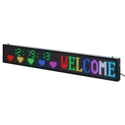 52x8 tum Programmerbar LED-skylt Digital rullande displaykort P10 Fullfärg |  EU