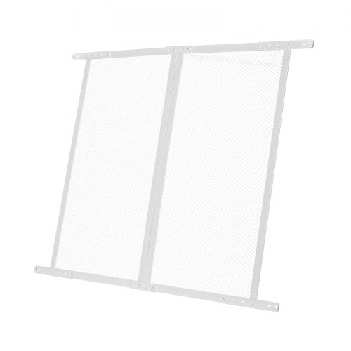 RV-dörrskydd 660,4 x 609,6 mm Dörrgaller Husdjursskydd Vit |  EU