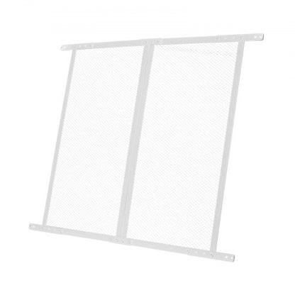 RV-dörrskydd 660,4 x 609,6 mm Dörrgaller Husdjursskydd Vit |  EU