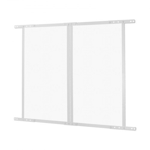 RV-dörrskydd 660,4 x 609,6 mm Dörrgaller Husdjursskydd Vit |  EU