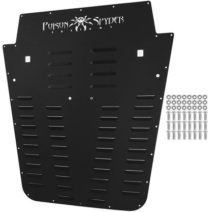 Ventilerad huva galler svart pulvercoat frontliner för 2013-2017 Jeep Wrangler JK