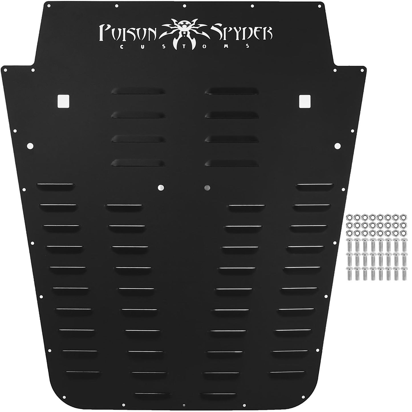 Ventilerad huva galler svart pulvercoat frontliner för 2013-2017 Jeep Wrangler JK