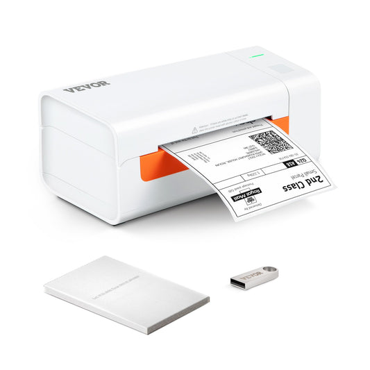 Termisk etikettskrivare, 4x6 etikettskrivare, termisk etikettmaskin med automatisk etikettigenkänning, stöd för Windows/MacOS/Linux, kompatibel med Amazon, eBay, Etsy, UPS, etc