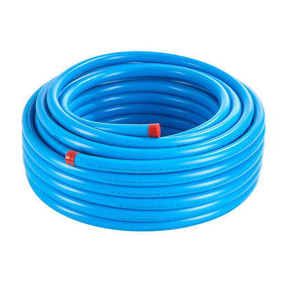 Air Compressor Line Kit 3/4'' x 100FT HDPE/Aluminum Air Piping System Blue