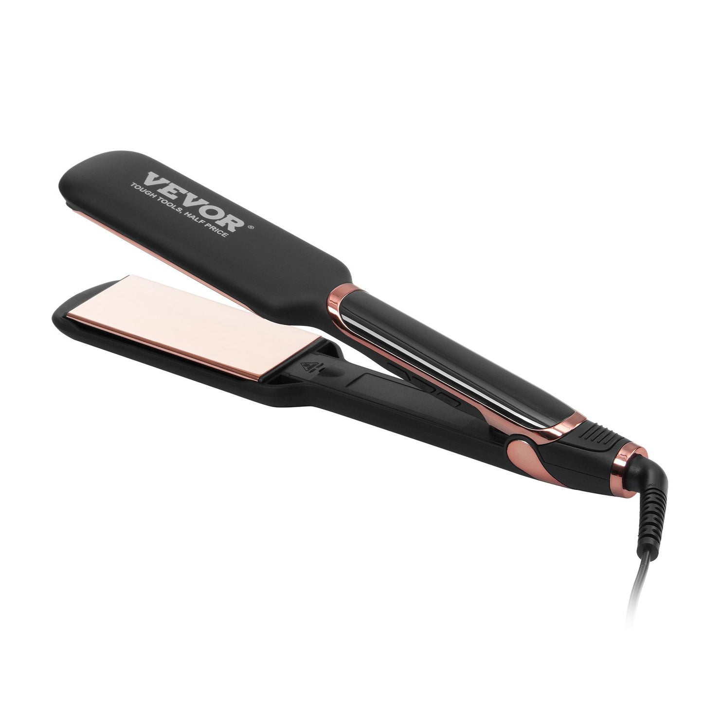 2-inch hair straightener with infrared technology and negative ion