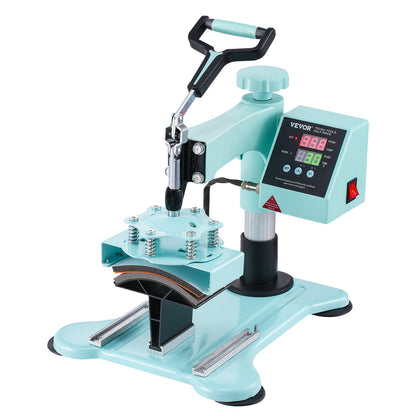 Heat Press Machine 15x15 i 8 i 1 med 30oz Tumbler Press T-shirts Grön