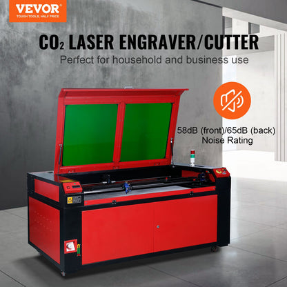 130W CO2 Laser Engraver Engraving Carving Print Machine 900x1400mm Workbed