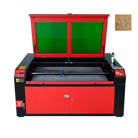 130W CO2 Lasergravör Gravyr Carving Print Machine 900x1400mm Arbetsbädd